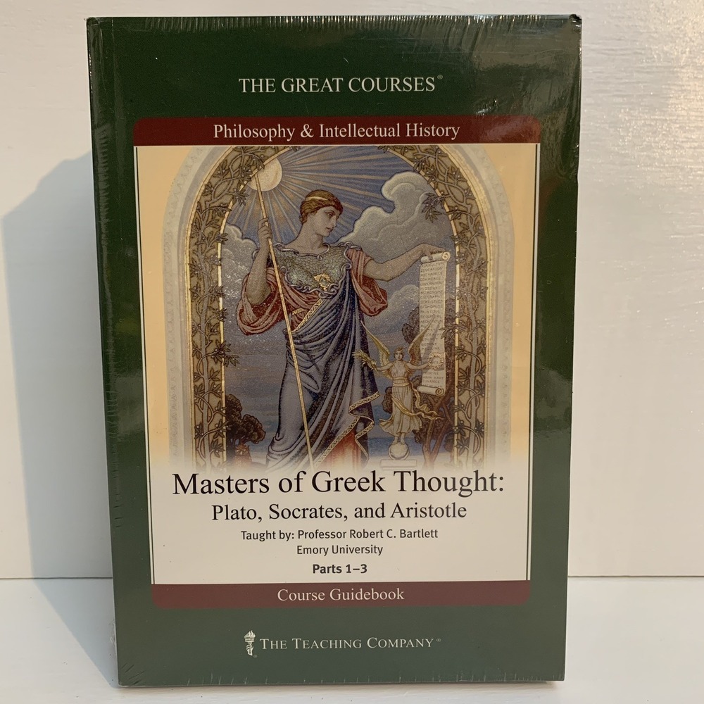 GREAT COURSES Masters of Greek Thought Parts 1-3 (6-DVD Set) + Guidebook